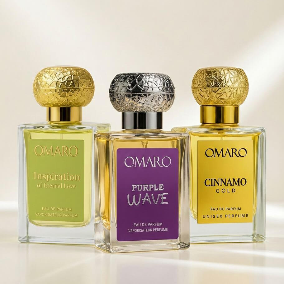 Inspiration of Eternal Love + Purple Wave + Cinnamo Gold Eau de parfum