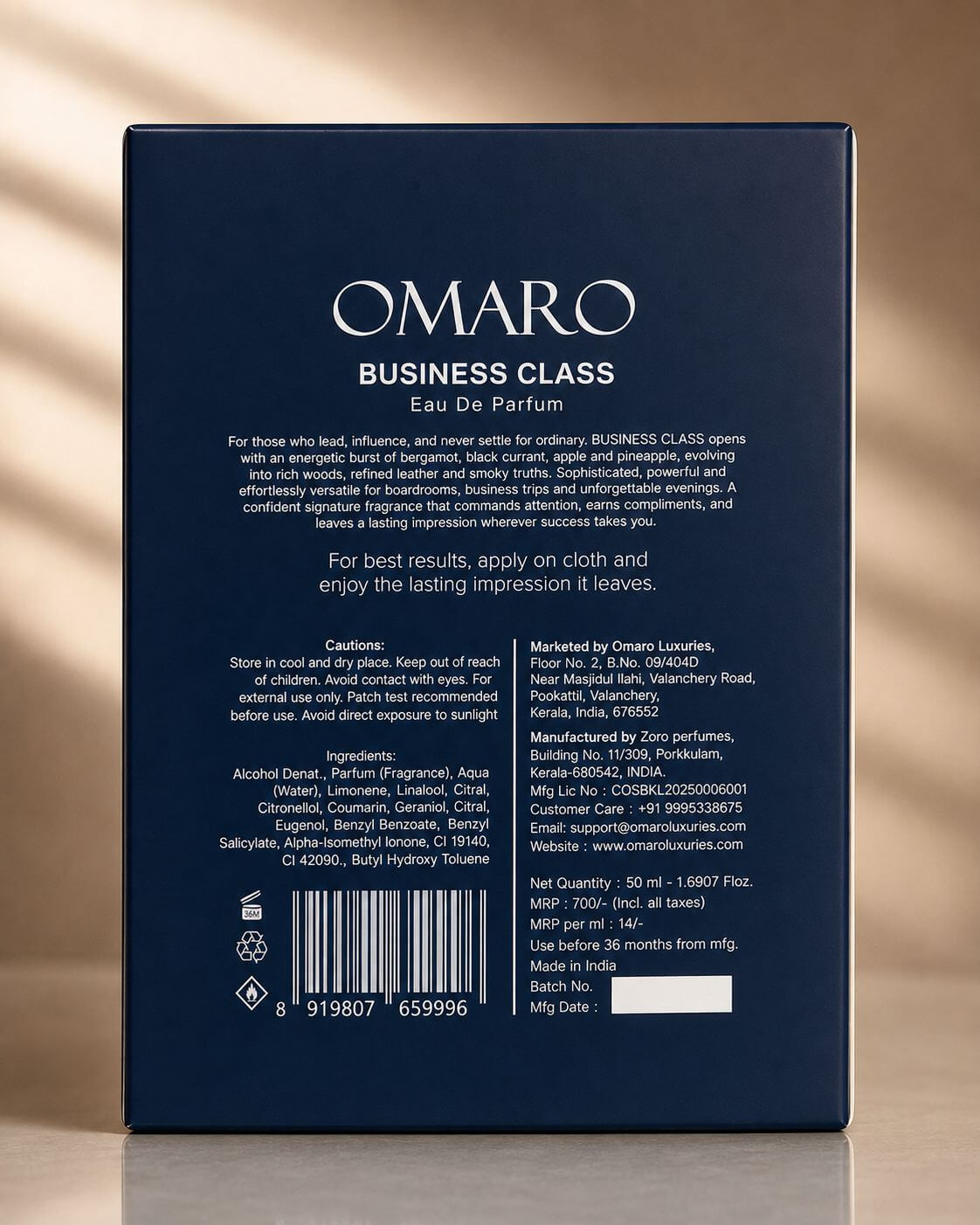 Omaro Business Class