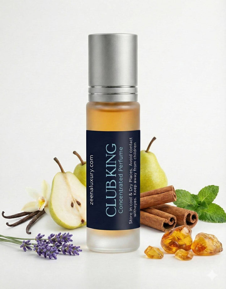 Club King 10ml Long Lasting Perfume Oil for Men by Zeena Luxury