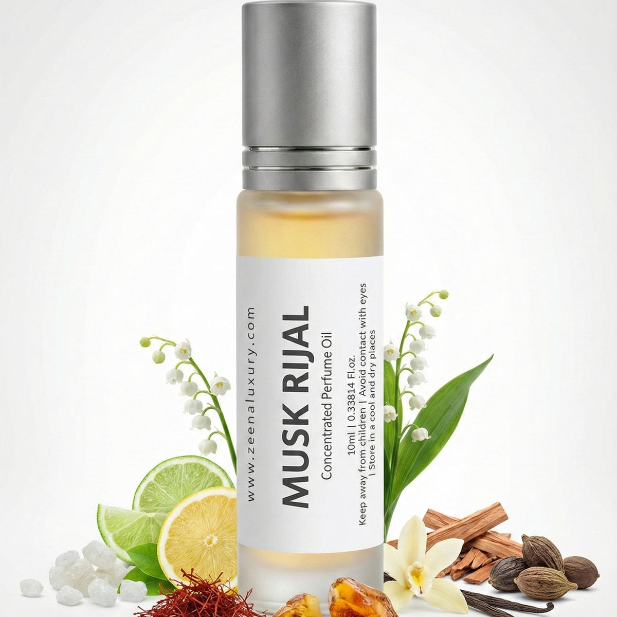 Musk Rijali Perfume Oil India | Long Lasting Attar | Zeena Luxury