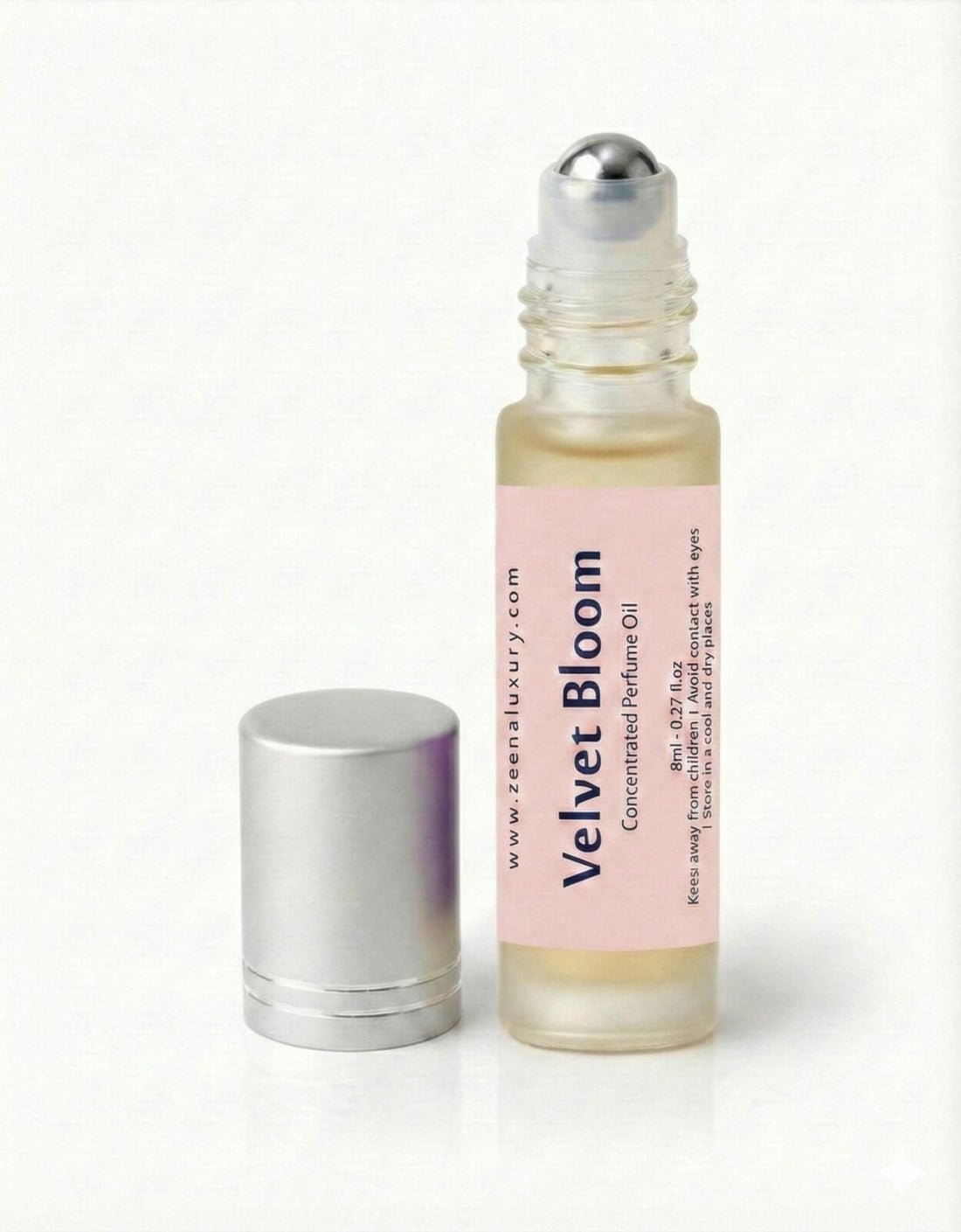 Zeena Luxury Velvet Bloom 10ml long lasting perfume oil bottle inspired by My Way open roll-on bottle