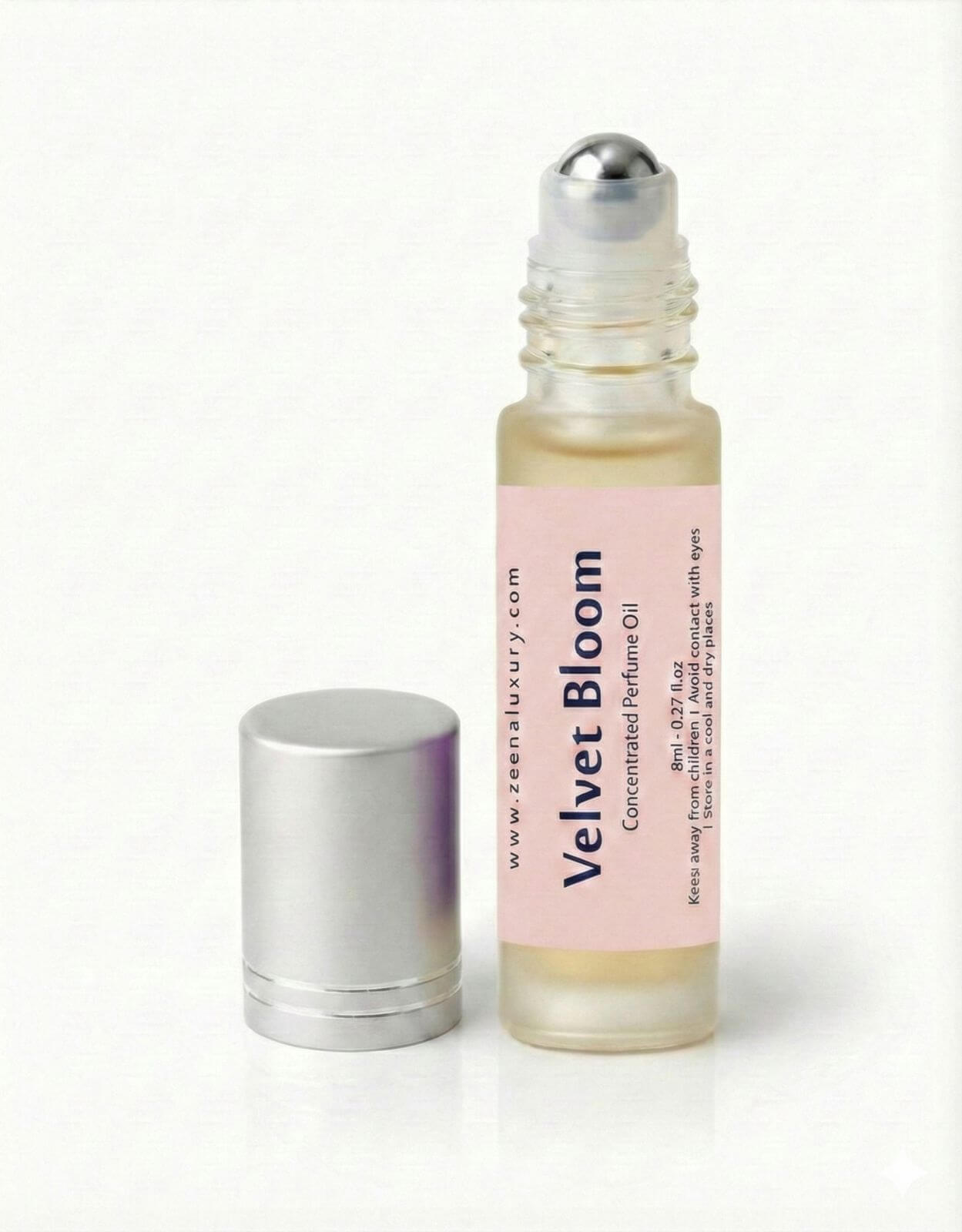 Zeena Luxury Velvet Bloom 10ml long lasting perfume oil bottle inspired by My Way open roll-on bottle